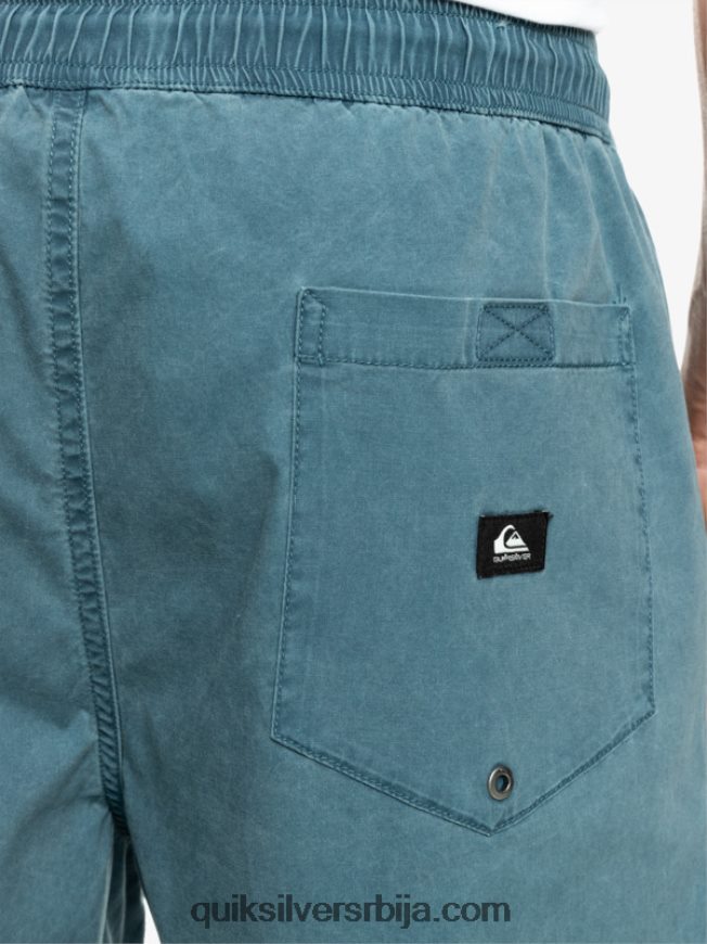 мушкарци Quiksilver таксер еластичне шортс поноћна морнарица Z824VN323
