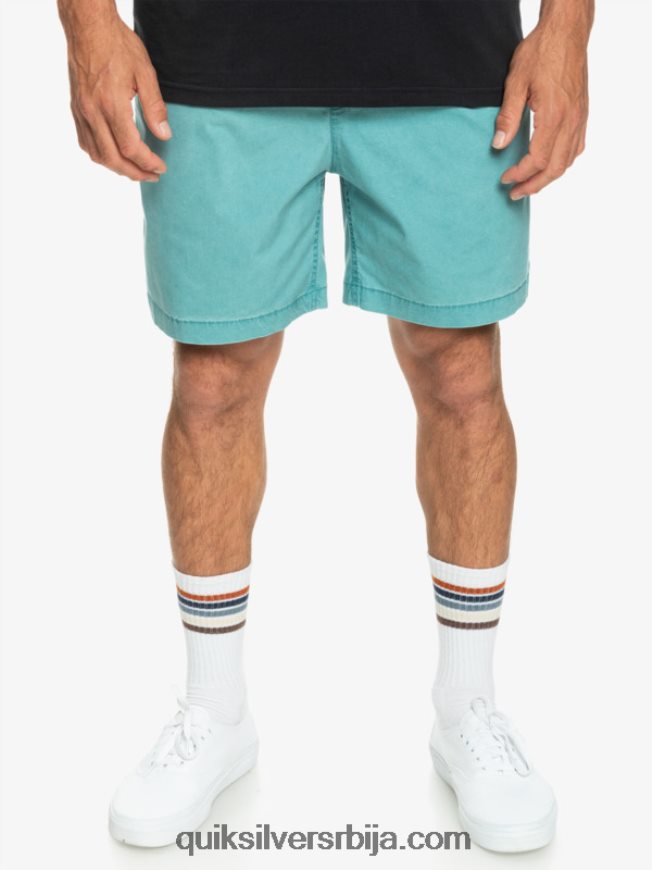мушкарци Quiksilver таксер еластичне шортс бриттани блуе Z824VN325