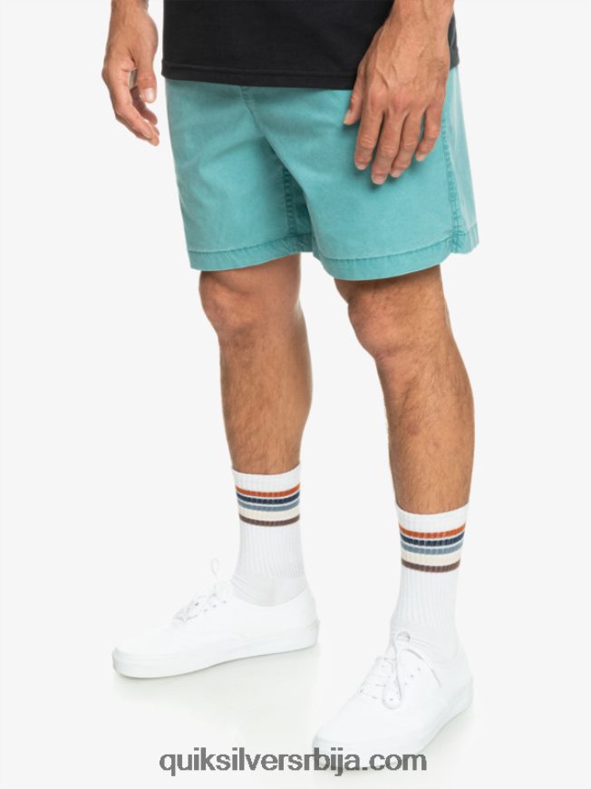 мушкарци Quiksilver таксер еластичне шортс бриттани блуе Z824VN325