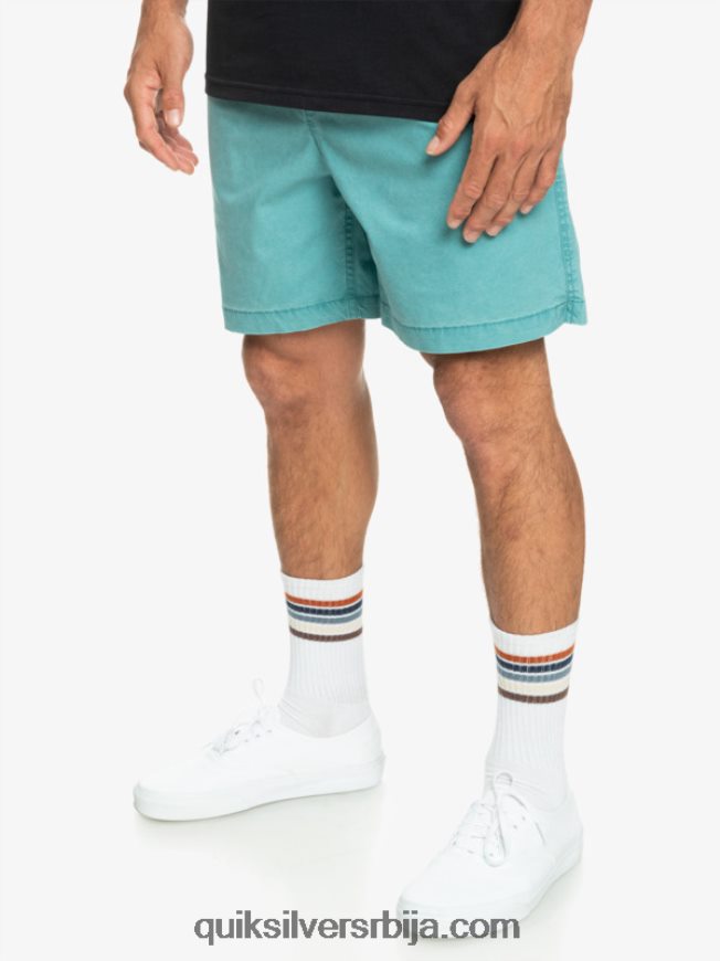 мушкарци Quiksilver таксер еластичне шортс бриттани блуе Z824VN325