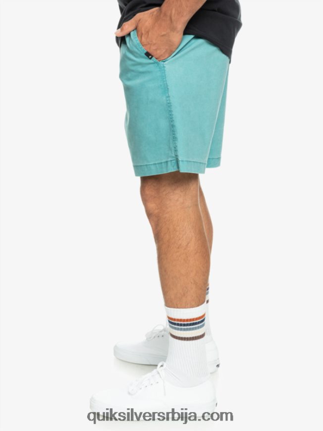 мушкарци Quiksilver таксер еластичне шортс бриттани блуе Z824VN325