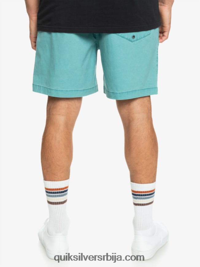 мушкарци Quiksilver таксер еластичне шортс бриттани блуе Z824VN325