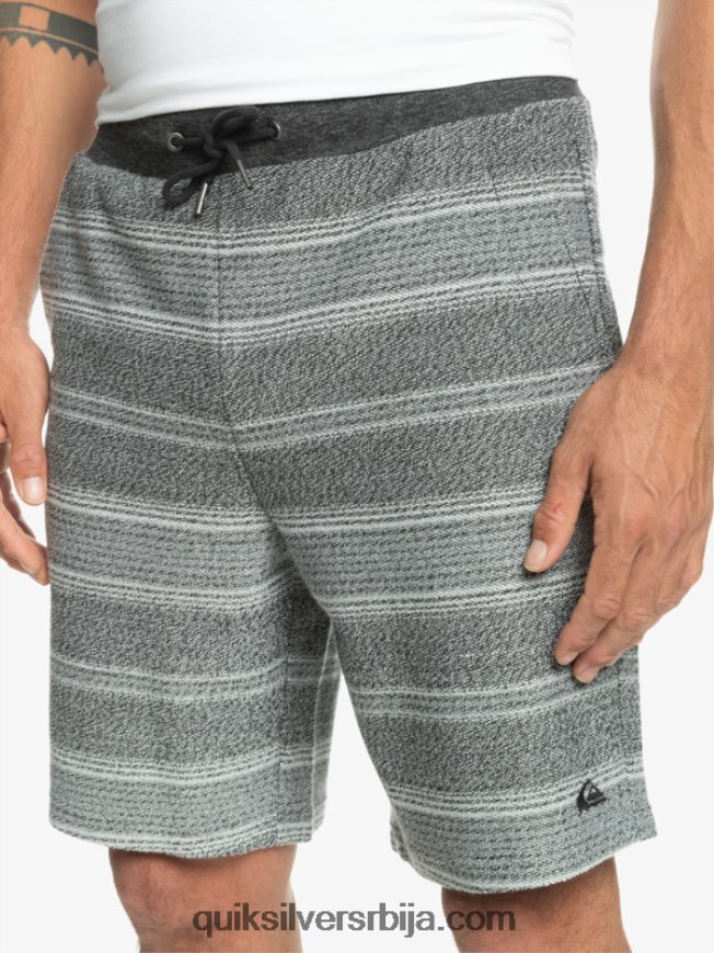 мушкарци Quiksilver одличне отваи шортсове црна отваи трака Z824VN329