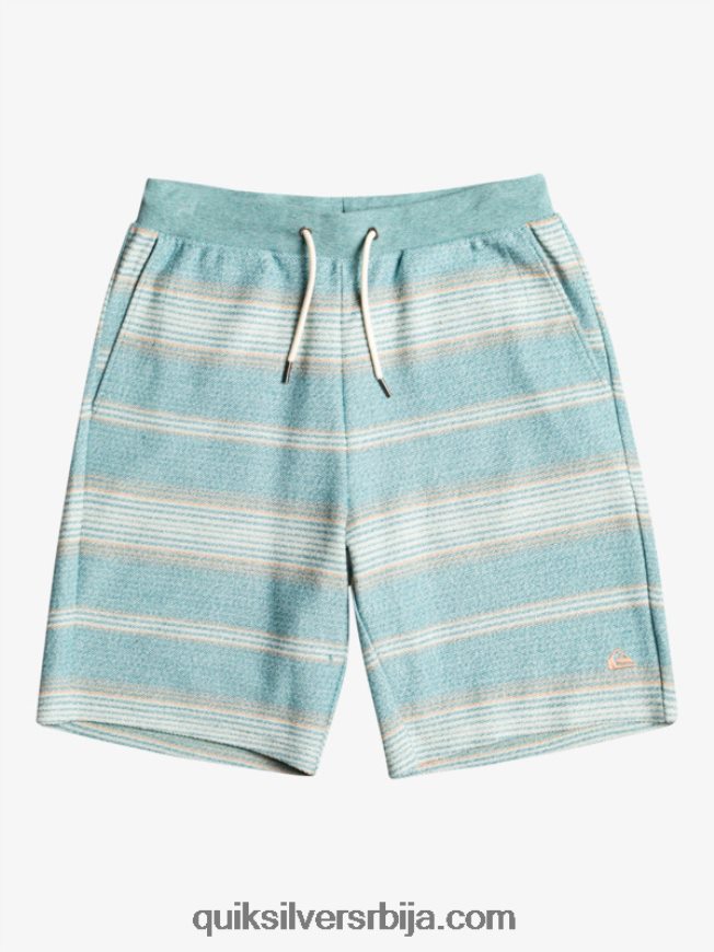 мушкарци Quiksilver одличне отваи шортсове бриттани блуе отваи стрипе Z824VN331
