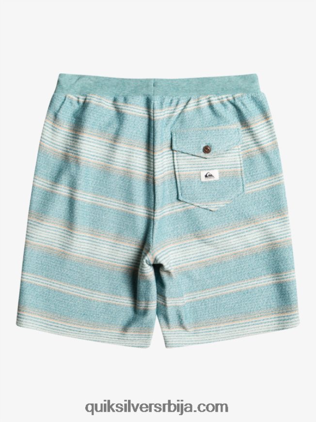 мушкарци Quiksilver одличне отваи шортсове бриттани блуе отваи стрипе Z824VN331