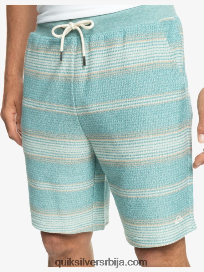 мушкарци Quiksilver одличне отваи шортсове бриттани блуе отваи стрипе Z824VN331