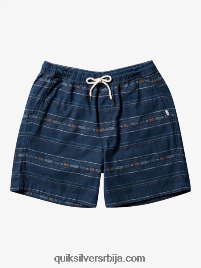 мушкарци Quiksilver таксер жакар шорц поноћни морнарски мини жакард Z824VN420