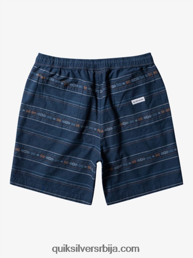 мушкарци Quiksilver таксер жакар шорц поноћни морнарски мини жакард Z824VN420