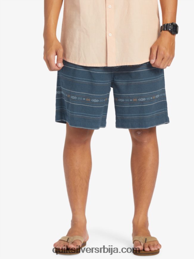 мушкарци Quiksilver таксер жакар шорц поноћни морнарски мини жакард Z824VN420