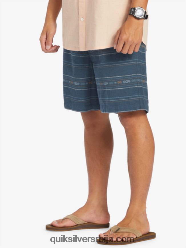 мушкарци Quiksilver таксер жакар шорц поноћни морнарски мини жакард Z824VN420