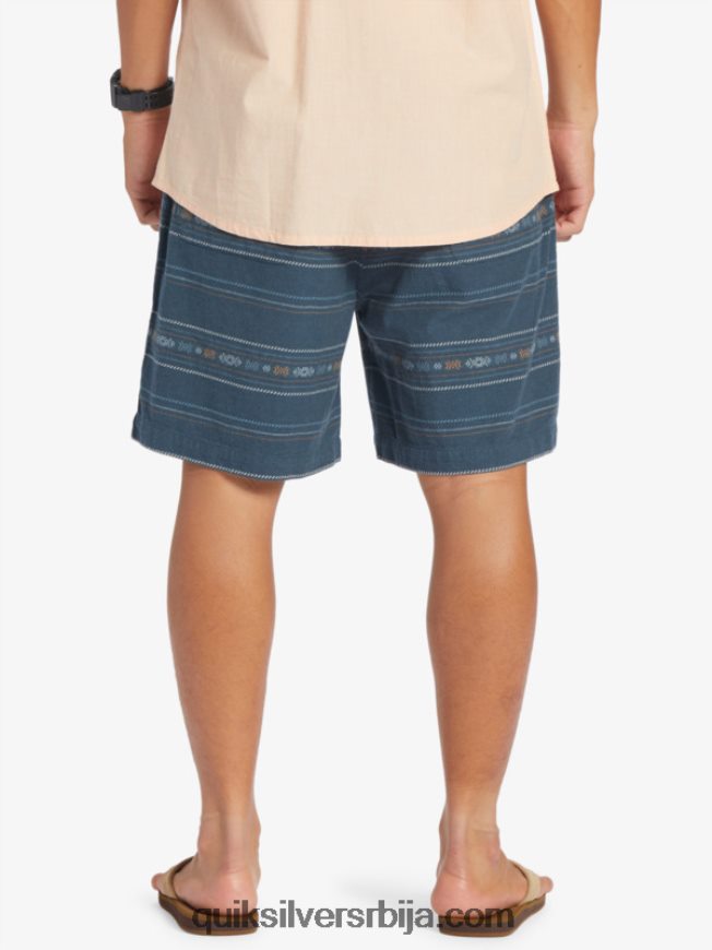мушкарци Quiksilver таксер жакар шорц поноћни морнарски мини жакард Z824VN420
