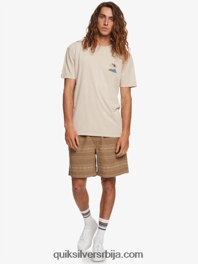 мушкарци Quiksilver таксер жакар шорц маслинасто сиви мини жакар Z824VN421