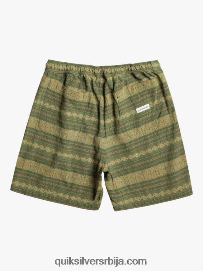 мушкарци Quiksilver таксер жакар шорц четири листа детелине такер јацкуар Z824VN422