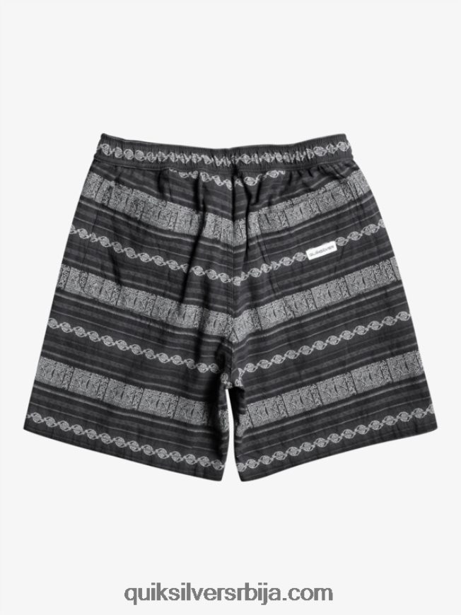 мушкарци Quiksilver таксер жакар шорц црни порезник јакуард хори Z824VN423
