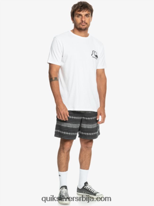 мушкарци Quiksilver таксер жакар шорц црни порезник јакуард хори Z824VN423