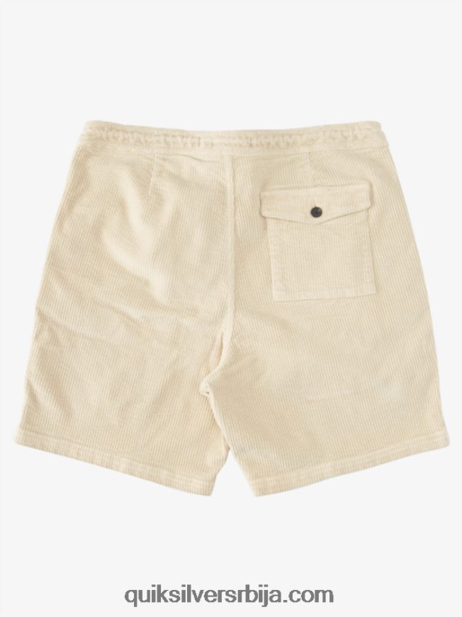 мушкарци Quiksilver ватерман шортс од сомота браон пиринач Z824VN873