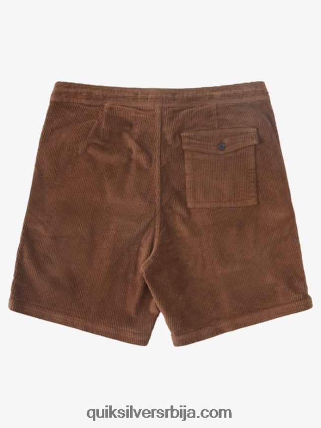 мушкарци Quiksilver ватерман шортс од сомота мрачна земља Z824VN875
