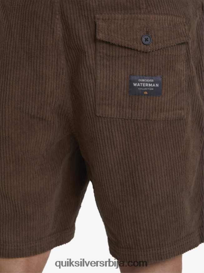 мушкарци Quiksilver ватерман шортс од сомота мрачна земља Z824VN875