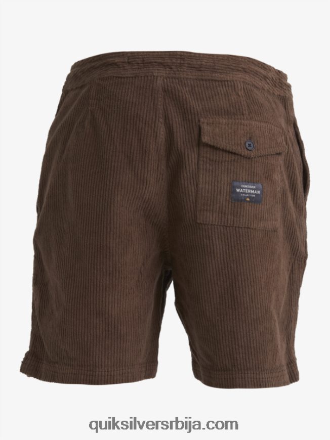 мушкарци Quiksilver ватерман шортс од сомота мрачна земља Z824VN875