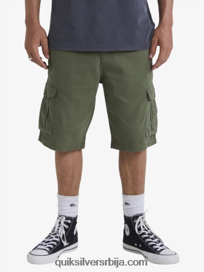 мушкарци Quiksilver шортс за битке за битке детелина са четири листа Z824VN954