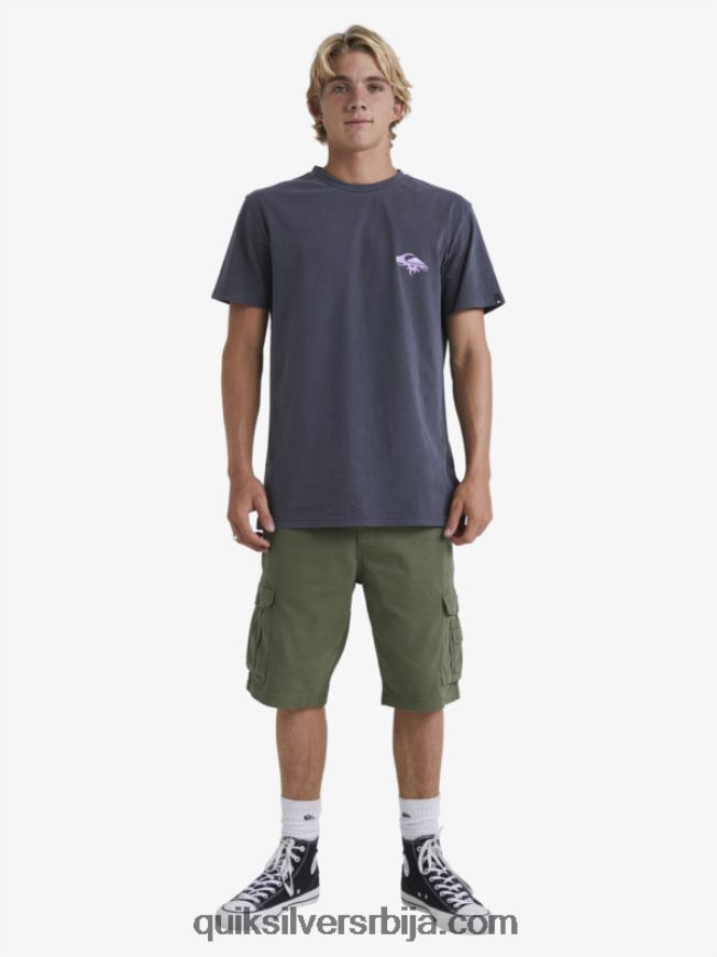 мушкарци Quiksilver шортс за битке за битке детелина са четири листа Z824VN954