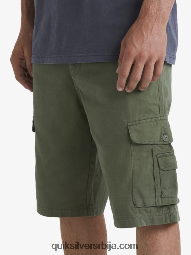 мушкарци Quiksilver шортс за битке за битке детелина са четири листа Z824VN954