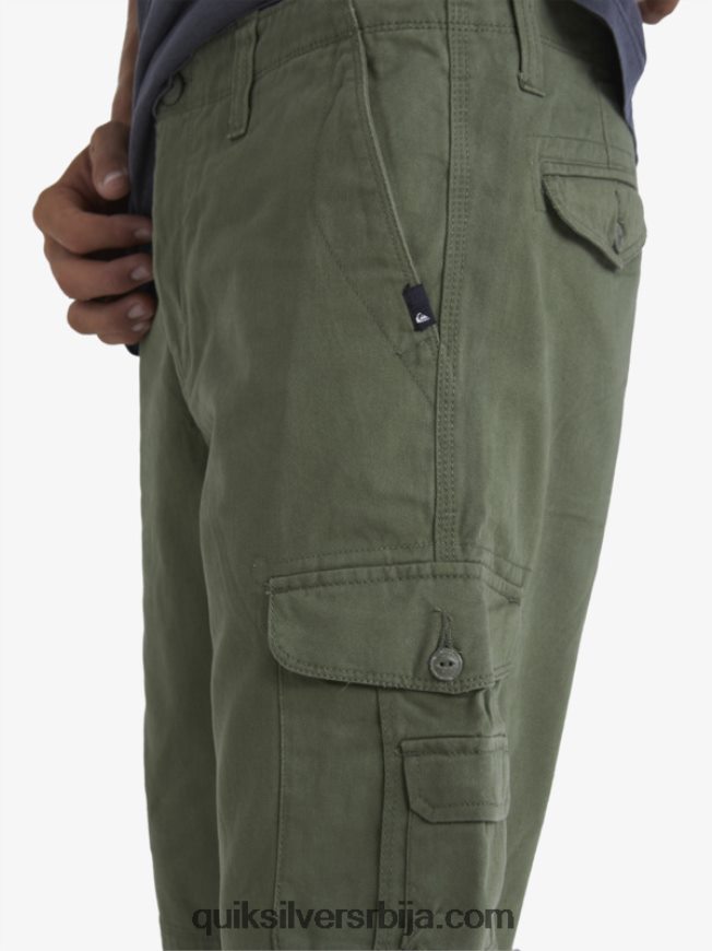 мушкарци Quiksilver шортс за битке за битке детелина са четири листа Z824VN954