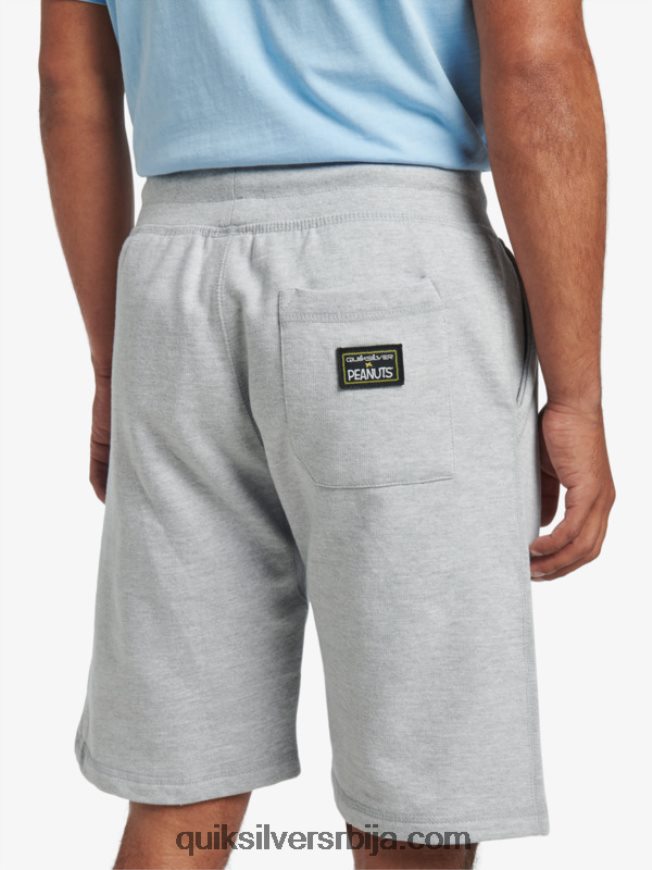 мушкарци Quiksilver x Peanuts шортс локалне легенде атлетски хеатхер Z824VN1882