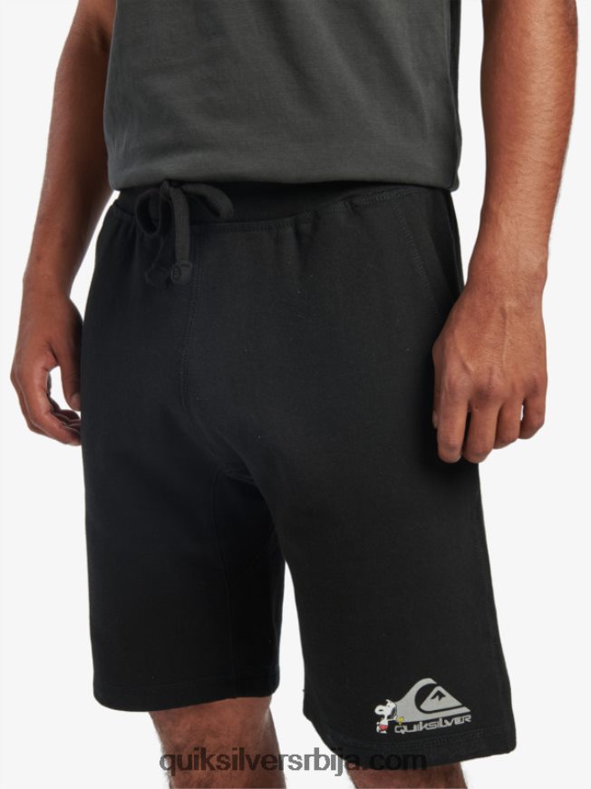 мушкарци Quiksilver x Peanuts шортс локалне легенде црн Z824VN1883