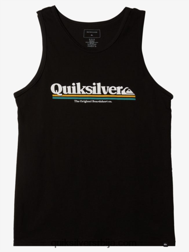 мушкарци Quiksilver између линија резервоара црн Z824VN1003