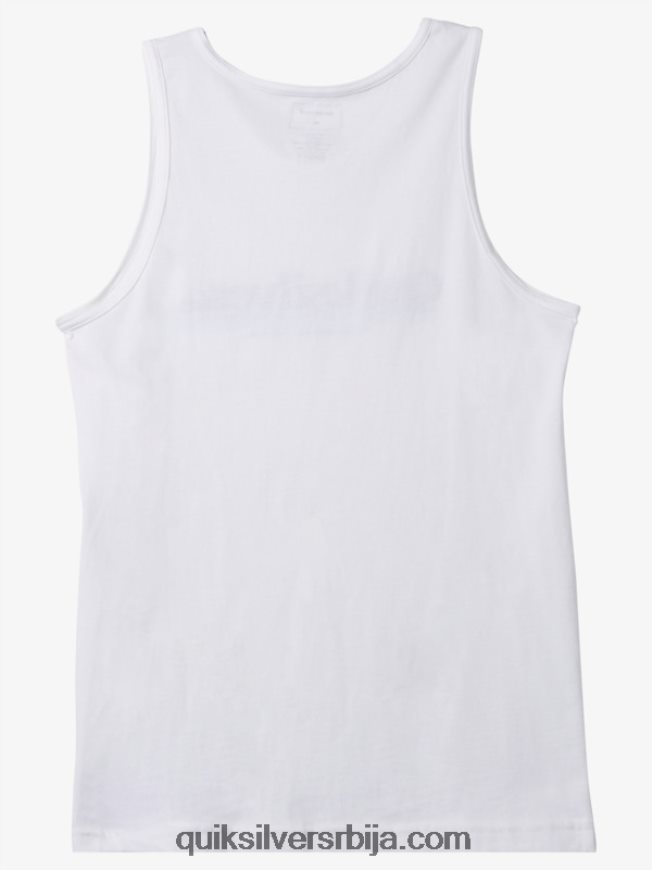 мушкарци Quiksilver између линија резервоара бео Z824VN1004