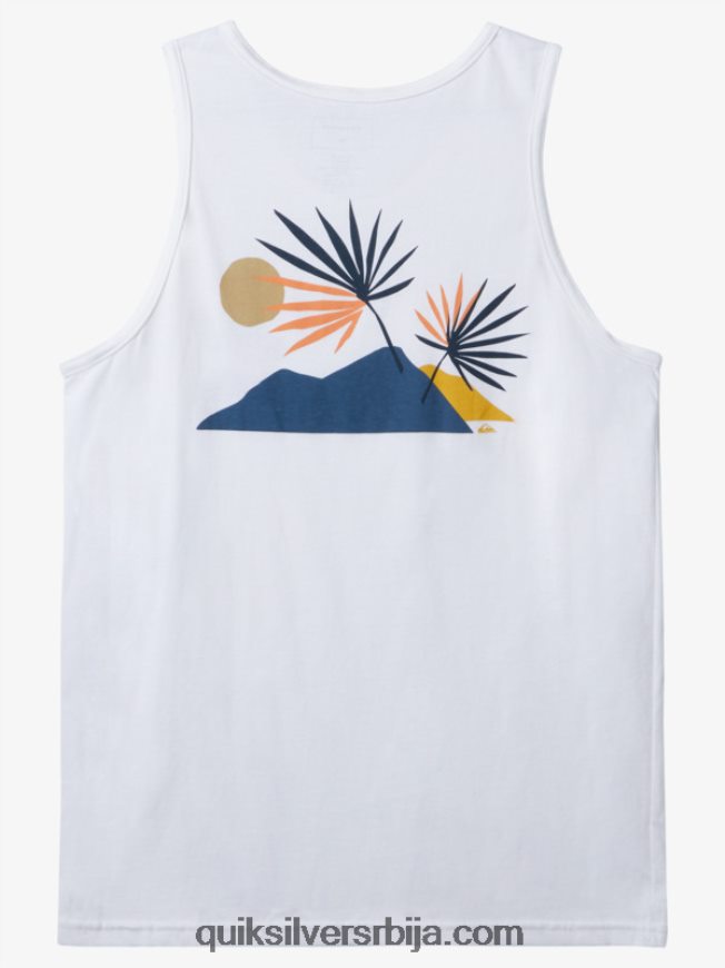 мушкарци Quiksilver нови племенски тенк бео Z824VN127