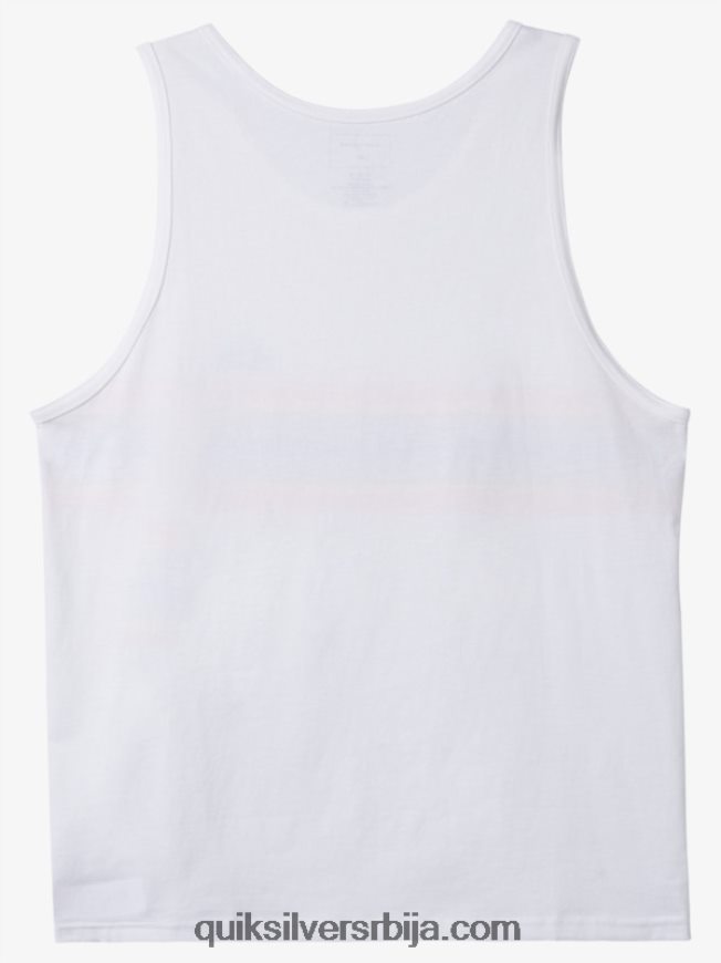 мушкарци Quiksilver стреамлине тенк мајица бео Z824VN1338