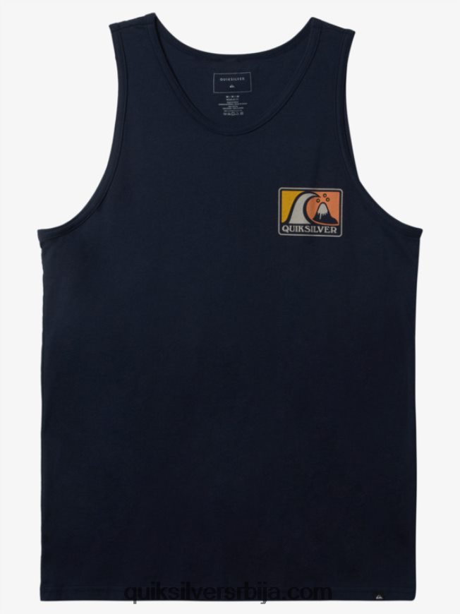 мушкарци Quiksilver меки резервоар са мехурићима морнарски сако Z824VN166