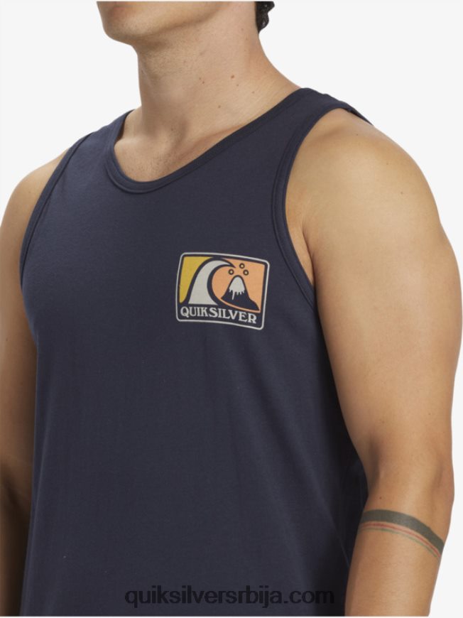 мушкарци Quiksilver меки резервоар са мехурићима морнарски сако Z824VN166