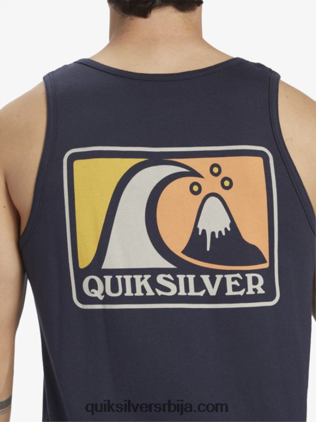 мушкарци Quiksilver меки резервоар са мехурићима морнарски сако Z824VN166