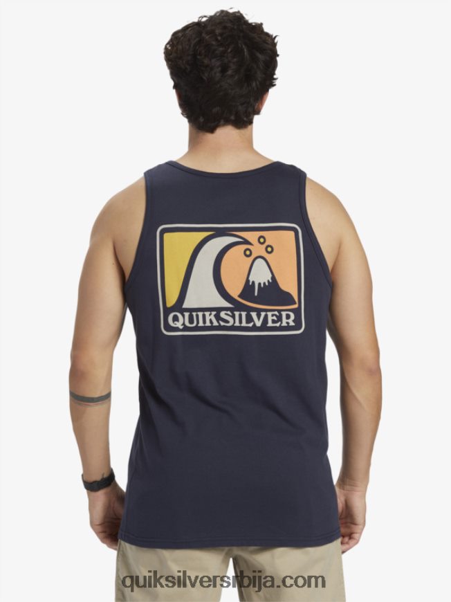 мушкарци Quiksilver меки резервоар са мехурићима морнарски сако Z824VN166