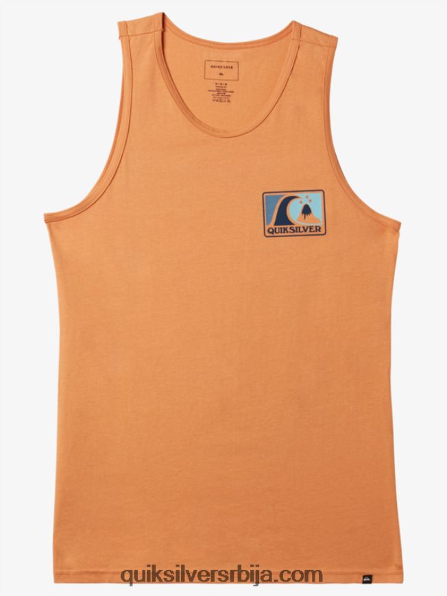 мушкарци Quiksilver меки резервоар са мехурићима бакар тан Z824VN167