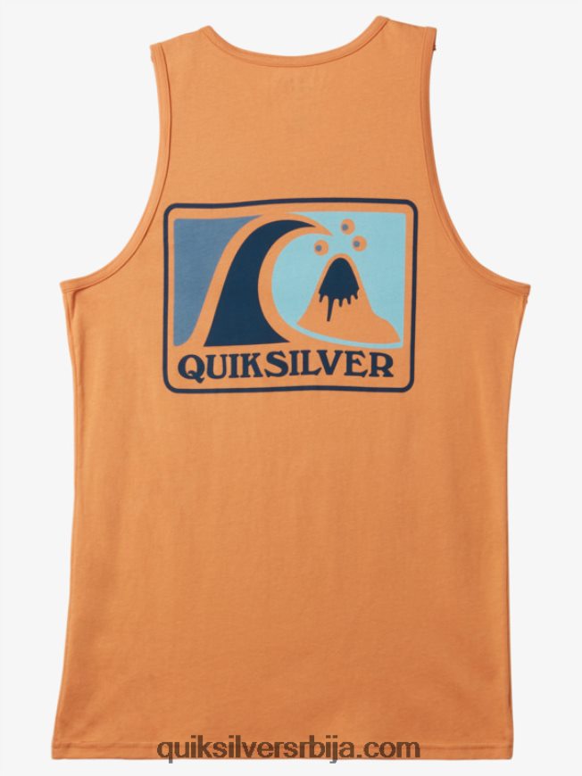 мушкарци Quiksilver меки резервоар са мехурићима бакар тан Z824VN167