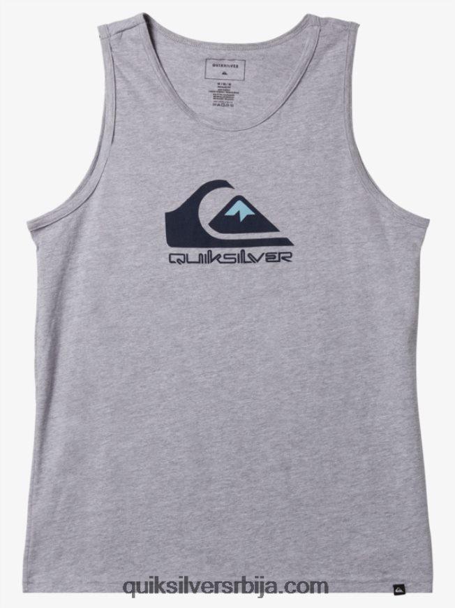 мушкарци Quiksilver велики лого тенк атлетски хеатхер Z824VN267