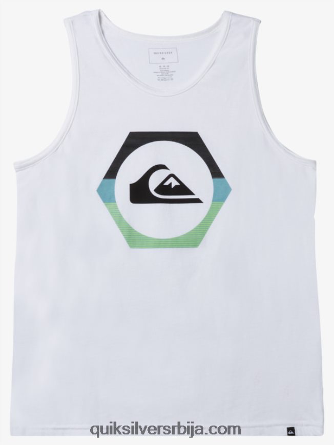 мушкарци Quiksilver резервоар за мењање облика бео Z824VN429
