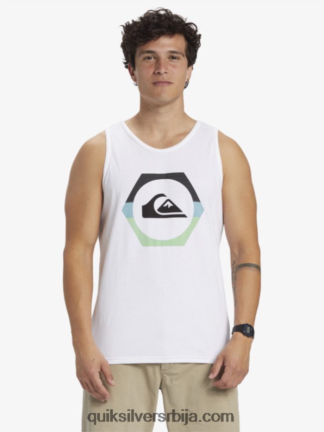 мушкарци Quiksilver резервоар за мењање облика бео Z824VN429