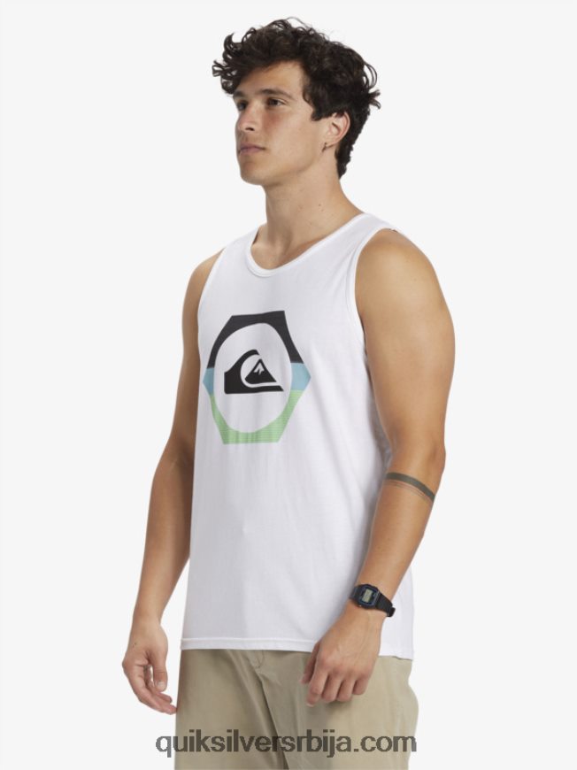 мушкарци Quiksilver резервоар за мењање облика бео Z824VN429