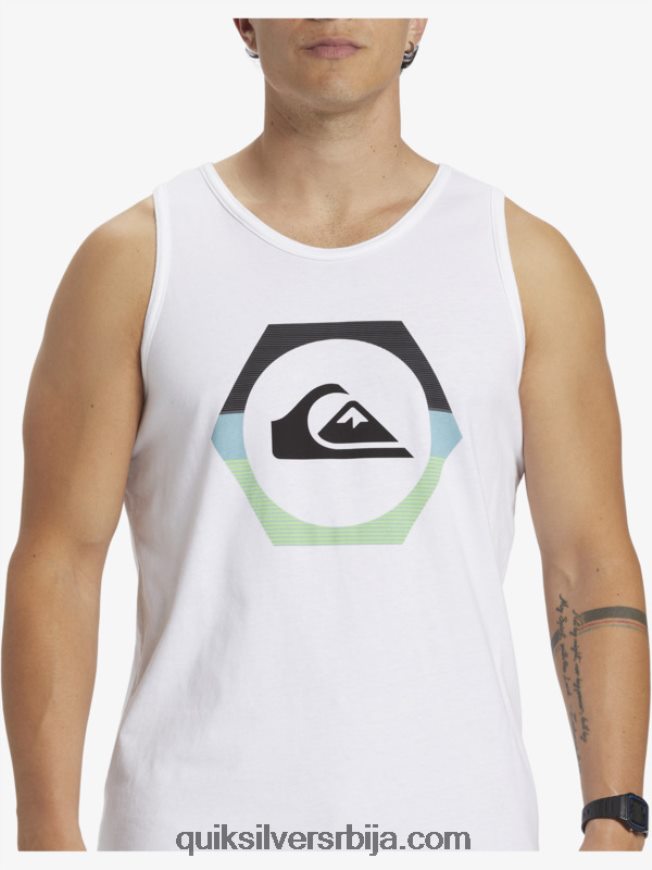мушкарци Quiksilver резервоар за мењање облика бео Z824VN429
