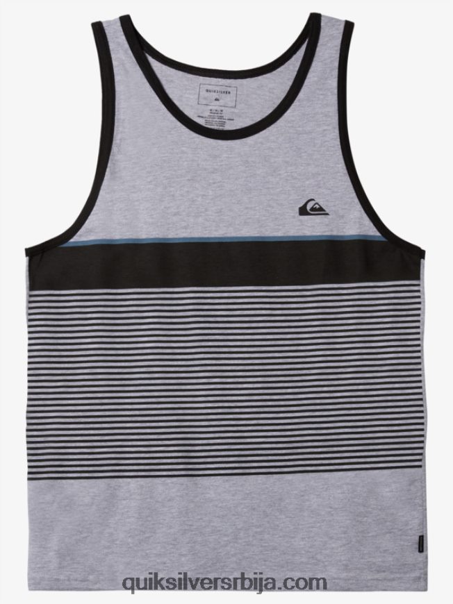 мушкарци Quiksilver тихуана стрипе танк атлетски хеатхер Z824VN454
