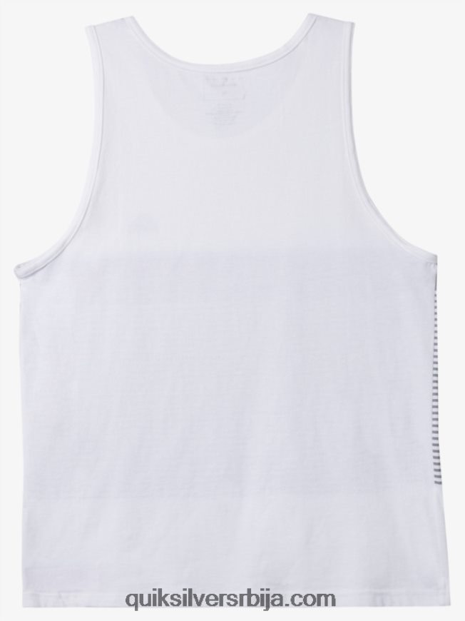 мушкарци Quiksilver тихуана стрипе танк бео Z824VN456