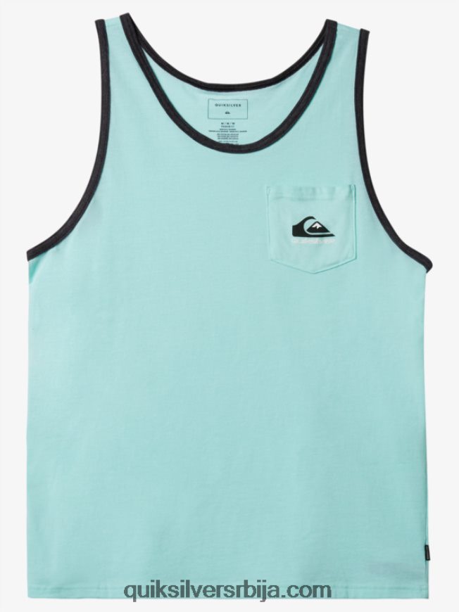 мушкарци Quiksilver омни џепни тенк мајица плажа стакло хеатхер Z824VN559