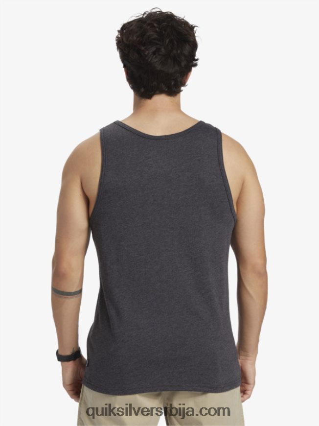 мушкарци Quiksilver свакодневни танк са пругама угаљ вријесак Z824VN705