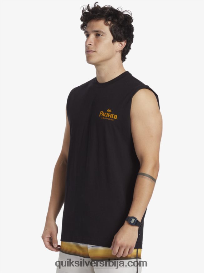 мушкарци Quiksilver x Pacifico равно стрелац тенк црн Z824VN4
