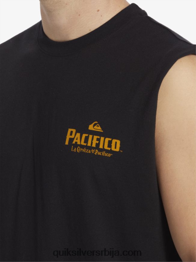 мушкарци Quiksilver x Pacifico равно стрелац тенк црн Z824VN4
